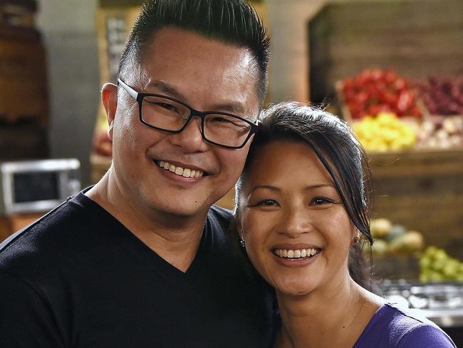 Siblings Jimmy Wong and Theresa Visintin will battle it out in the kitchen for a place in the top 24 on MasterChef. Supplied.