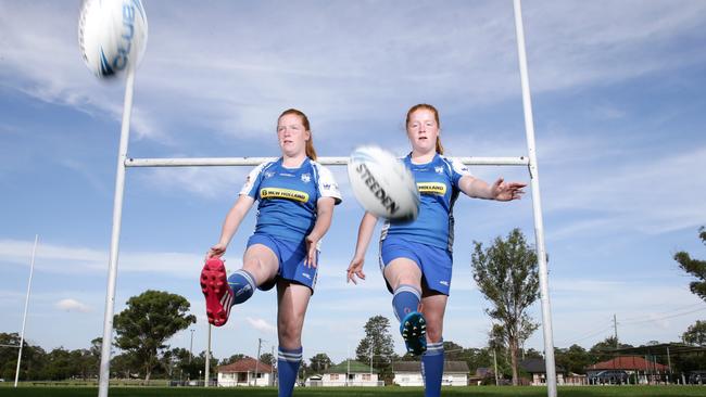 The boots are the sign of which twin is which during matches.