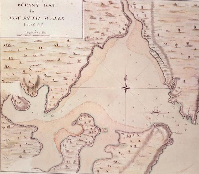 Botany Bay in New South Wales. Source: British Library