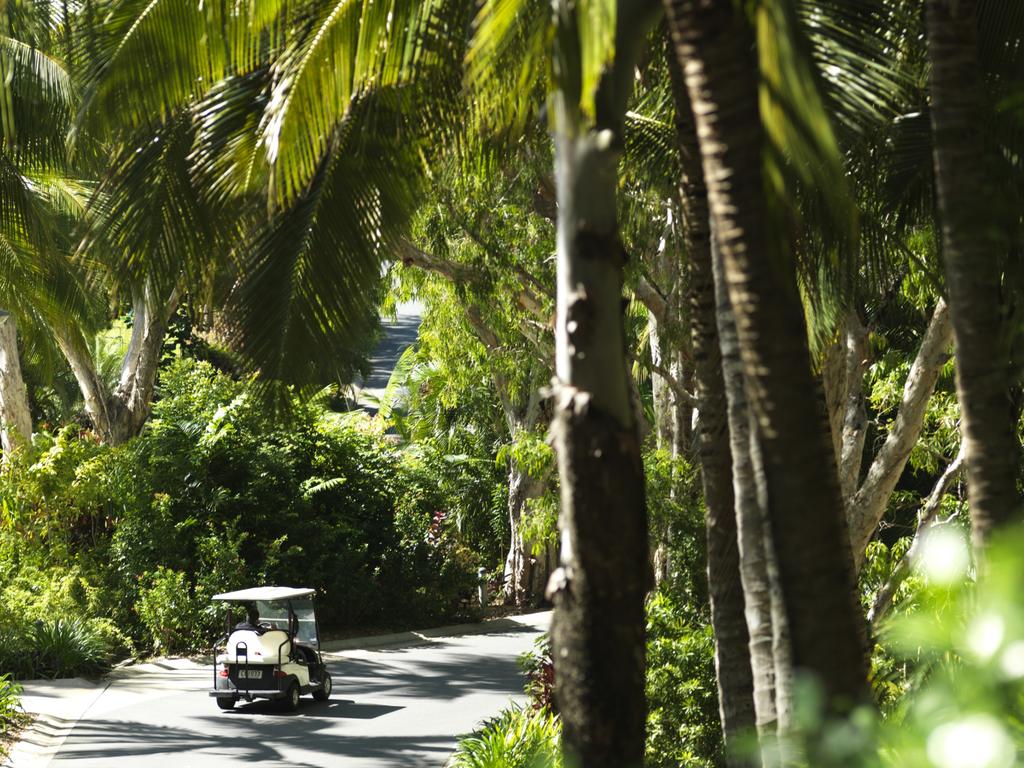 Buggies are the main form of transport around Hamilton Island. Picture: Hamilton Island Source: gallery.hamiltonisland.com.au