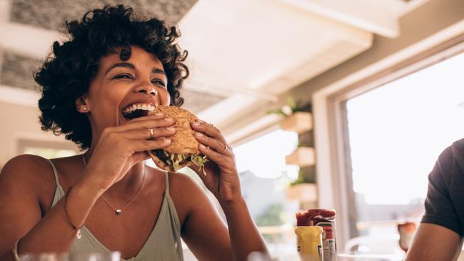 I never feel anxious in restaurants. Image: Getty