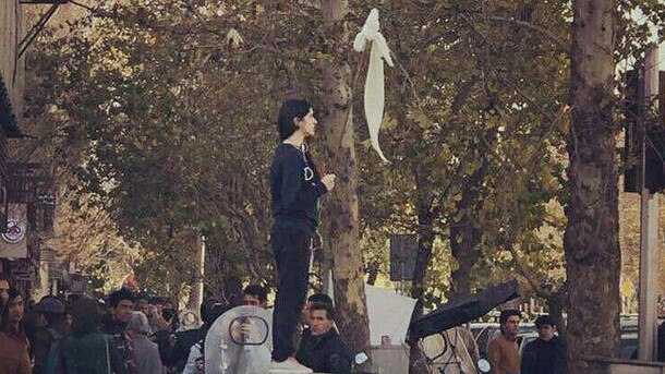 A lone woman, having removed her hijab and placed it at the end of a stick, became a symbol of protest in Iran. Then she went missing.