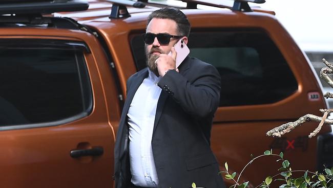 Cobey Luke Parnell after leaving Brisbane Arrest Court on Tuesday. Picture: John Gass