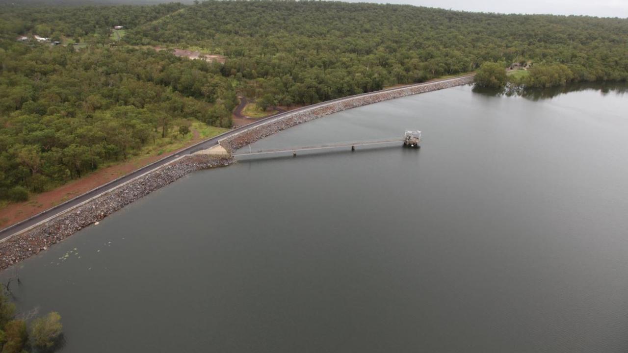 Darwin’s main water catchment could fall short of reaching 100 per cent capacity for the first wet season since 2020-21.