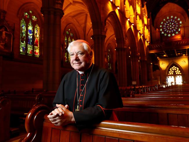 27/07/2018: German Cardinal Gerhard Muller is in Sydney at Saint Mary's Cathedral ahead of his Australian for a speaking tour. Hollie Adams/The Australian