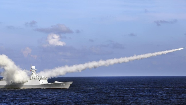 Beijing has shown its power in the South China Sea and is looking to the Pacific. Picture: AP/The Times