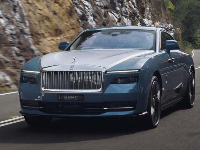 The 2024 Rolls-Royce Spectre starts from about $770,000, but the model featured with all options is $1,050,000 plus on-roads.