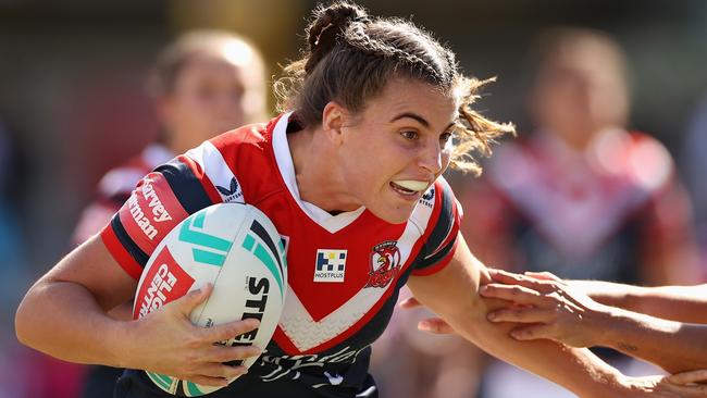 Jessica Sergis of the Roosters in April 2022. Photo: Cameron Spencer/Getty Images