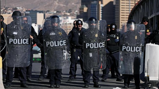 US Customs and Border Protection officers. Picture: AFP