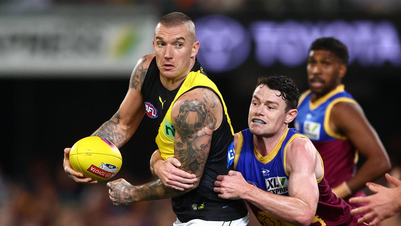 Dustin Martin is still a matchwinner on his day. Picture: Chris Hyde/AFL Photos/via Getty Images