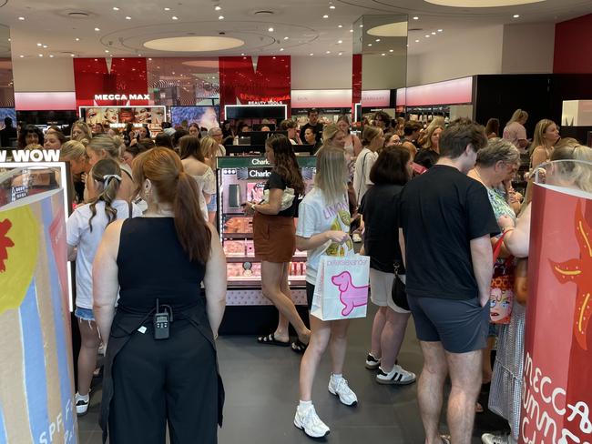 Mecca Maxima Chermside packed on Boxing Day. Picture: Grace Koo