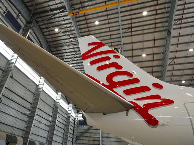 Townsville Airport based business Flying Colours Aviation has been selected by Virgin Australia to provide painting and re-livery applications for their Boeing 737 and regional fleet aircraft. Picture: Evan Morgan