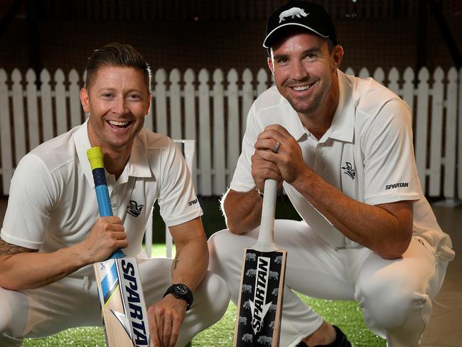 Kevin Pietersen (right) agreed things look grim for England. Picture: AAP