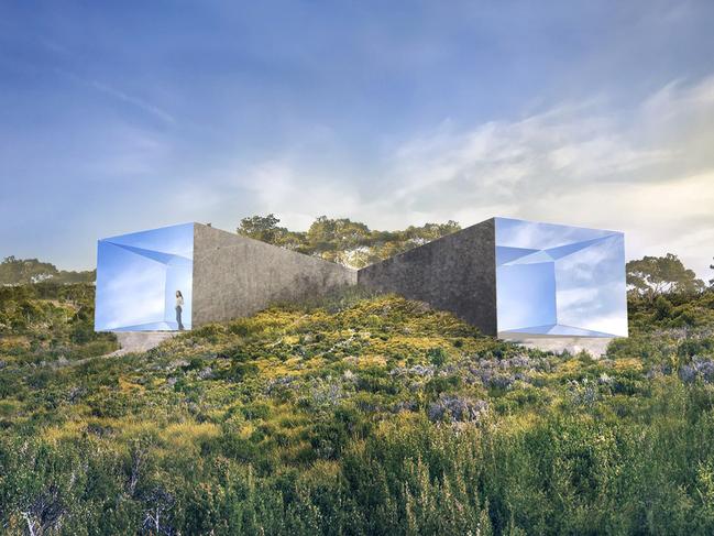 An artist’s impression of Doug Aitken’s Transformer for Project X. Image courtesy: Doug Aitken and DarkLab