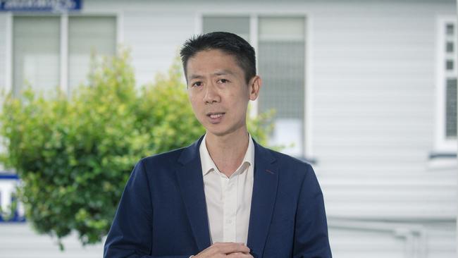 Hervey Bay GP Dr Nick Yim has been re-elected by fellow doctors to serve a second term as AMA Queensland President. Picture: NewsWire/ Glenn Campbell