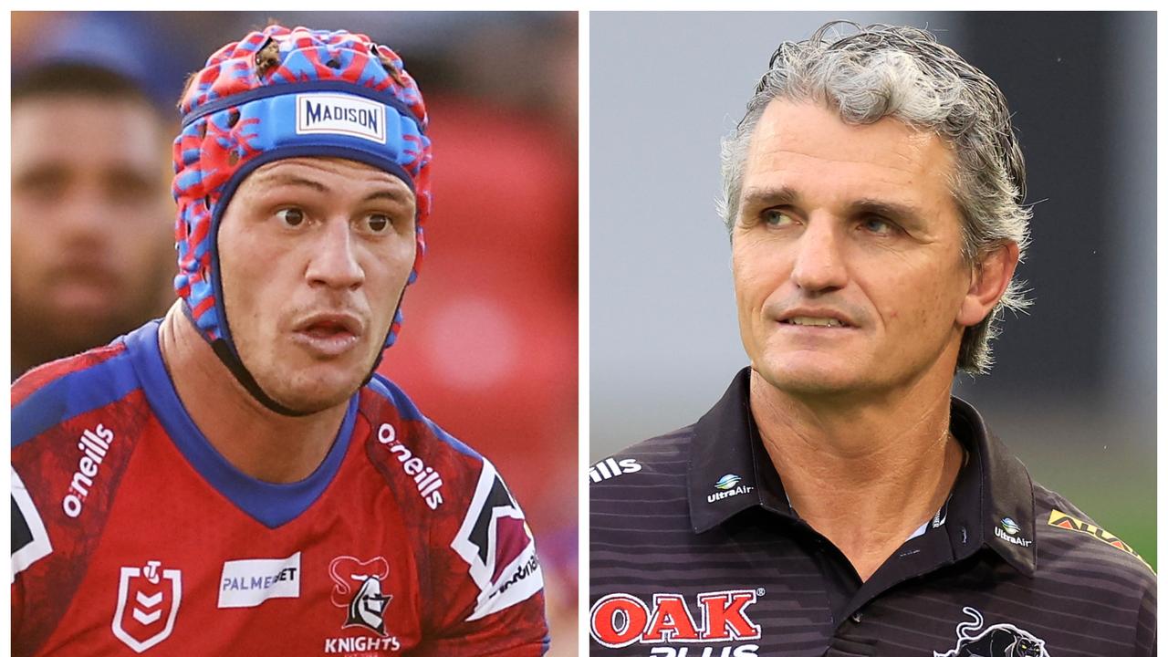 Round 9 predicted team lists, Kalyn Ponga, Newcastle Knights, ins and outs, injuries, return dates, Payne Haas shoulder injury, Broncos, Jack Wighton suspension, Raiders, replacement