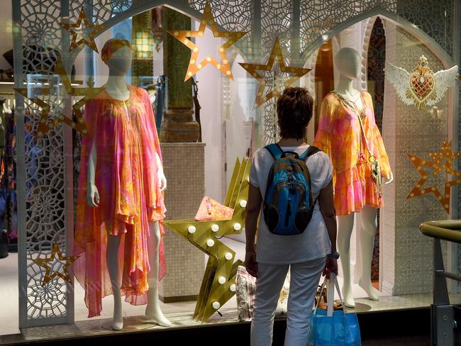 Retail and consumer goods will be critical indicators for the health of the Australian economy. Picture: NCA NewsWire/Bianca De Marchi