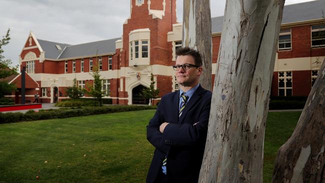 Ballarat Clarendon College teacher and author Greg Ashman Picture: Stuart McEvoy.