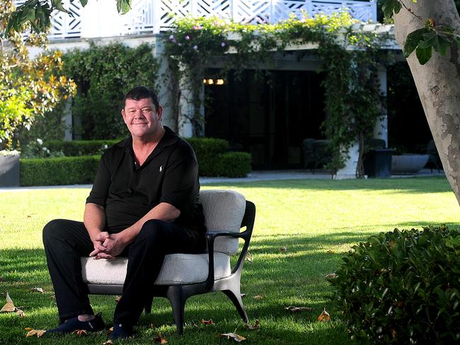 Australian billionaire James Packer stepped back from the business to look after his health in recent years. Picture: Jeff Rayner/Coleman-Rayner/www.coleman-rayner.com