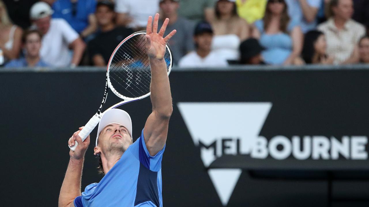 John Millman won a five-set marathon in the first round. Picture: Kelly Defina/Getty Images