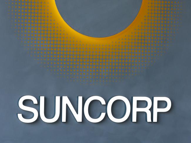 Suncorp bank sign, Brisbane Square Suncorp store. Photographer: Liam Kidston.