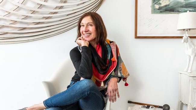 Kathy McKinnon at her house in Paddington. Picture: Flavio Brancaleone