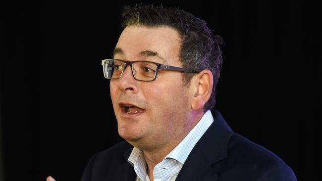 Daniel Andrews says a recommendation to ban detention for children under 16 is at odds with Victoria’s policy. Picture: Nicki Connolly