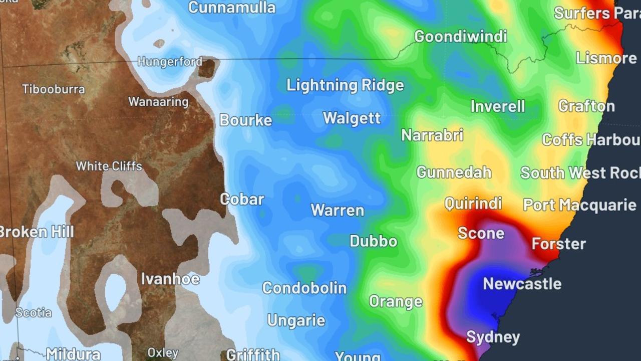 Days of rain forecast for two states