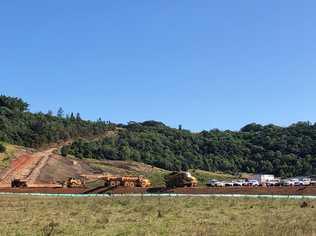 Work is under way on the North Lismore Plateau development. Picture: Alison Paterson