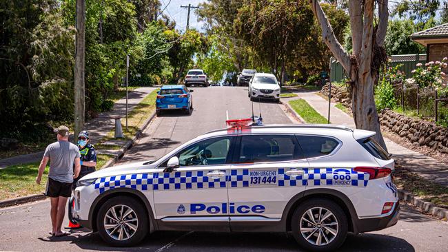 A man was found dead in a quiet street in Greensborough. Picture: Jason Edwards