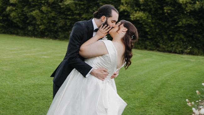JAMES STEVENS, 27, AND JESSICA STEVENS, 32 married May 3, 2025, at The Barn Stormhill, Oakdale, NSW.