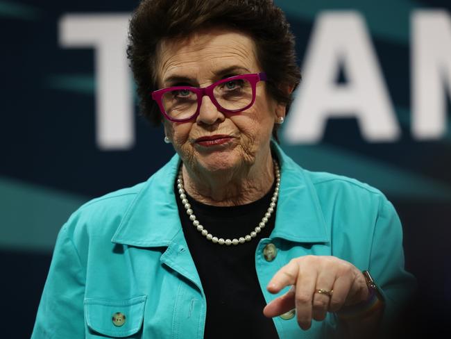 Billie Jean King admits she’s upset Barty retired from professional tennis. Picture: Ian MacNicol/Getty Images for LTA