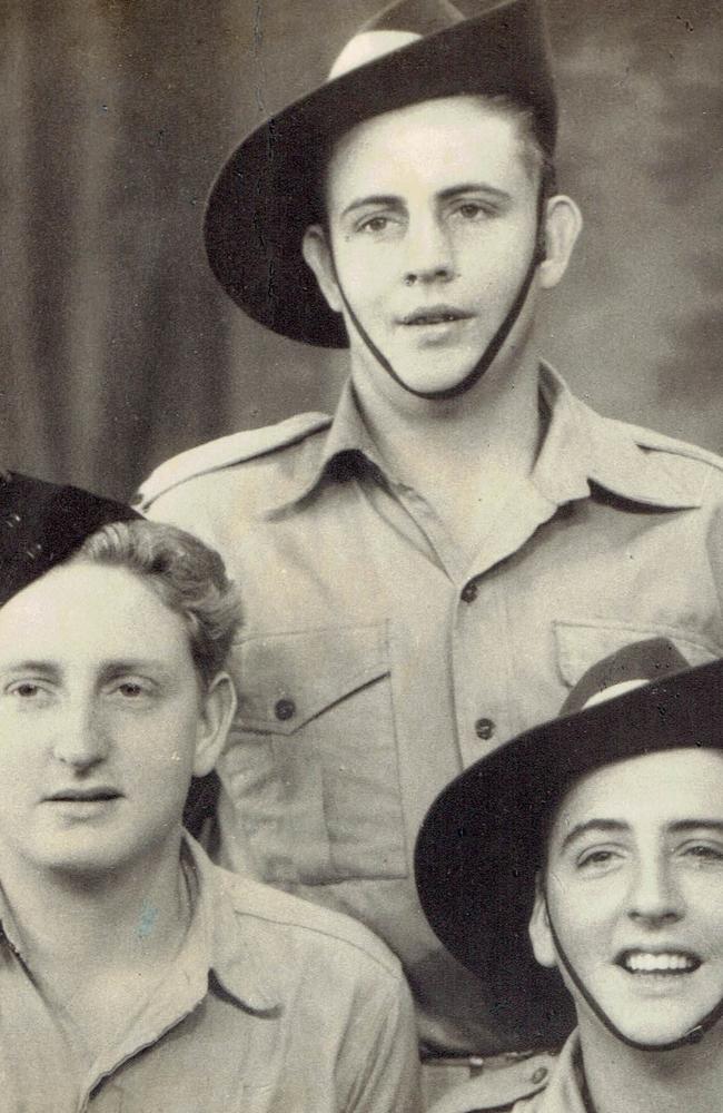 The three Holack brothers from Mackay who enlisted for World War II: Joe, Peter and Bill. Picture: Contributed