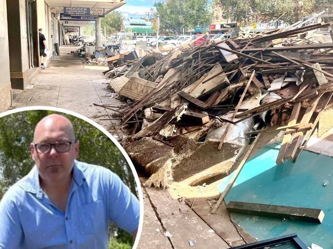 ‘Emotional wreck’: Gutted mayor returns to flood-ravaged CBD