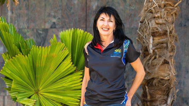 Cr Cathy Zeiger at the Cairns City Council chambers. Picture: Emily Barker