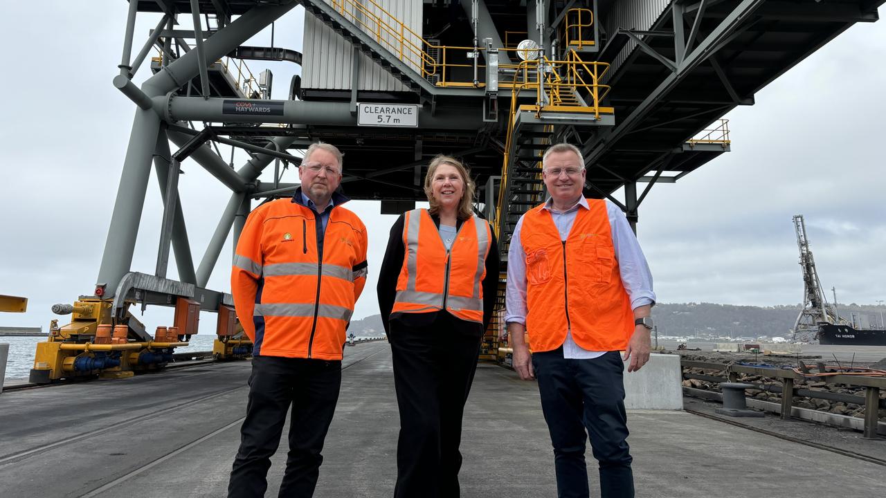 This Tassie port infrastructure delivered on time and within budget