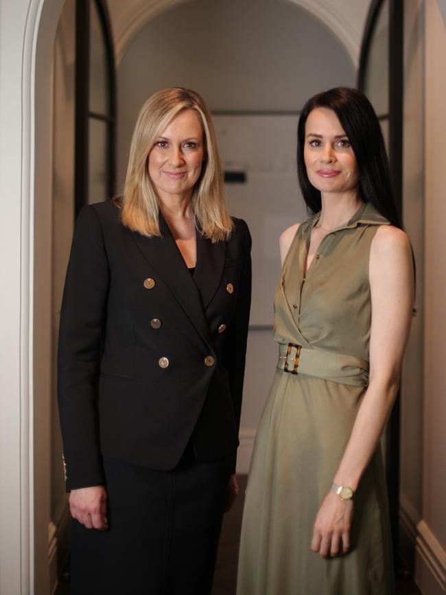 Melissa Doyle and Kylie Moore-Gilbert. Picture: Sky News Australia