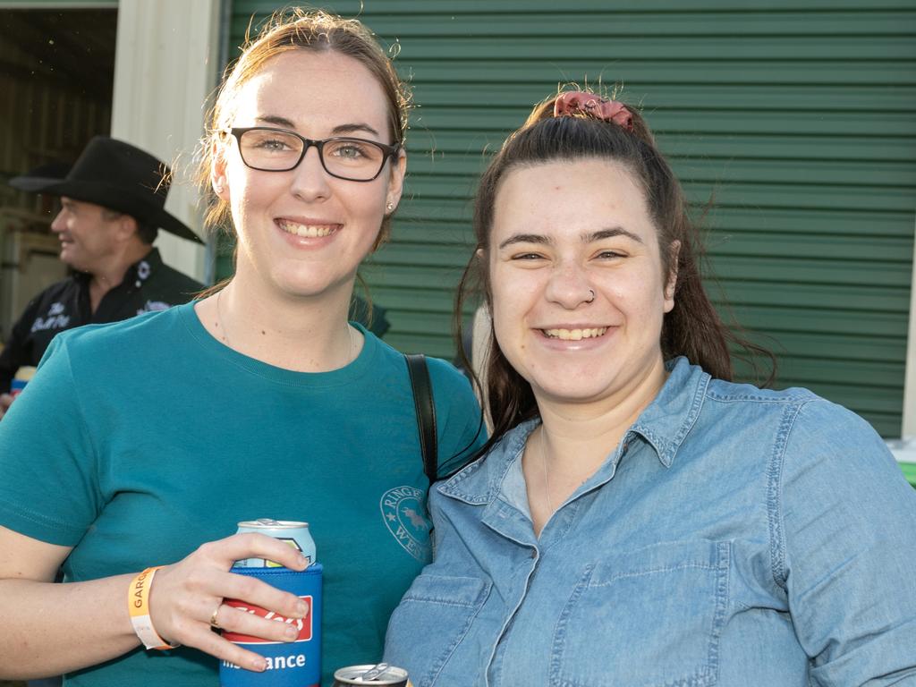 Nakita Connelly and Taylor Matthews at Gargett Rodeo Saturday 3 June 2023 Picture: Michaela Harlow