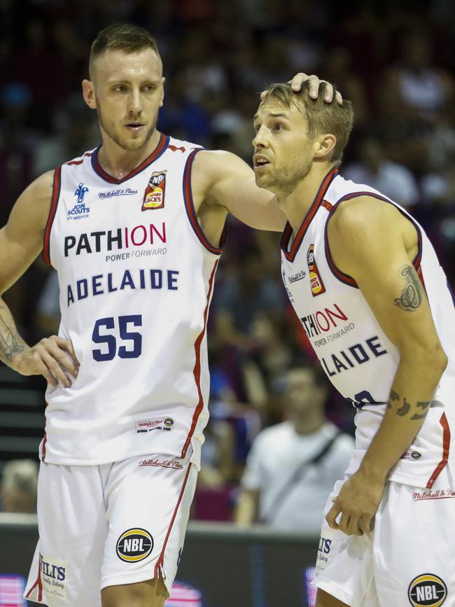 Mitch Creek and Nathan Sobey made it to the grand final in Adelaide. Picture: AAP