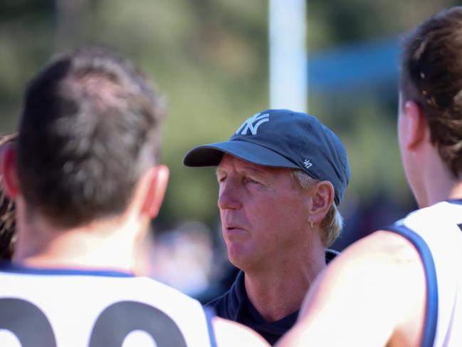 Pearcedale coach Justin Hamilton. Picture: Doug Farr