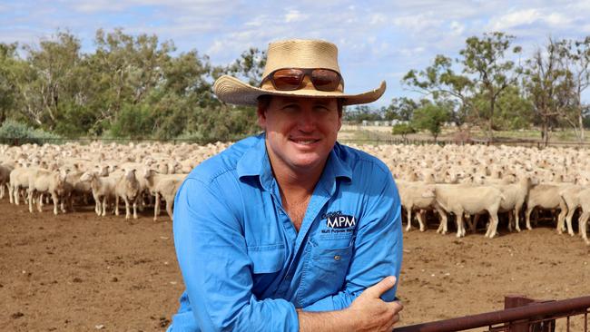 Richmond Steele, from Mundadoo Station at Girilambone in NSW, runs the Outback Multi-Purpose Merino flock. Picture: Supplied