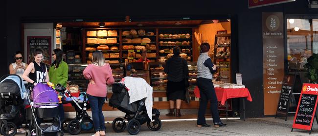 A Brumby's bakery store.