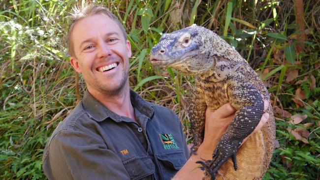 Reptile Park’s giant lizard `Kraken’ gets its annual check up | Daily ...