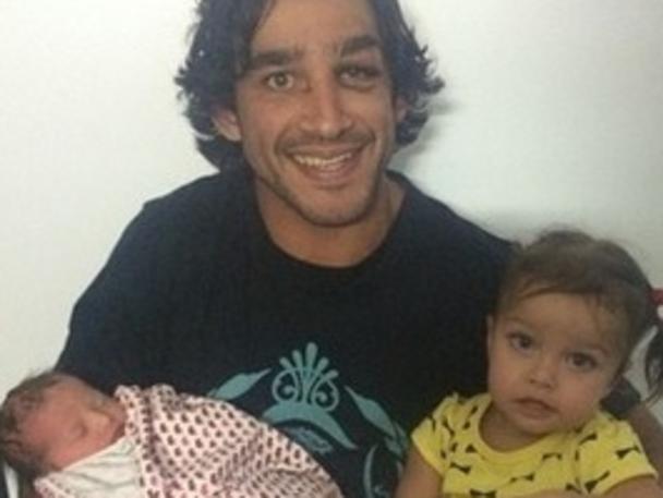 Johnathan Thurston and fiance Samantha Lynch have welcomed daughter Charlie Grace to the family. This is the second child for the pair, who also have daughter Frankie.