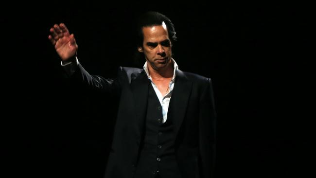 Performer Nick Cave last month. Picture: Simon Cross