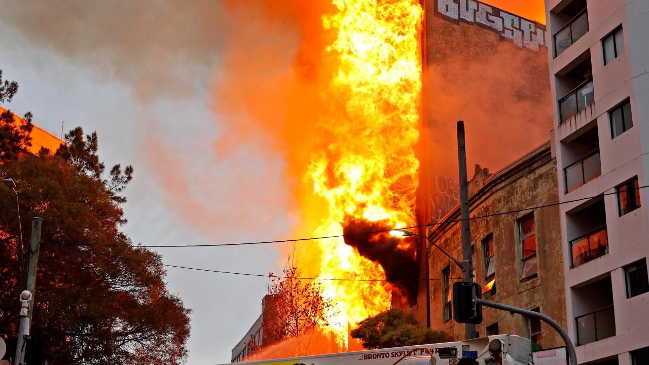 ‘Deodorant bomb’ TikTok trend one theory being investigated by NSW Police after massive Surry Hills building fire