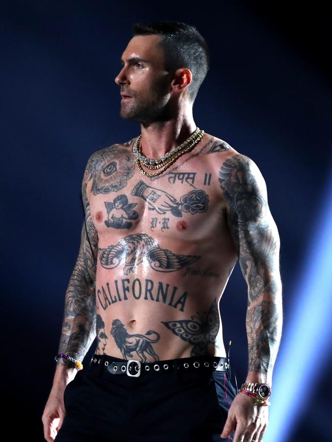 Adam Levine concedes he “crossed the line.” Picture: Getty