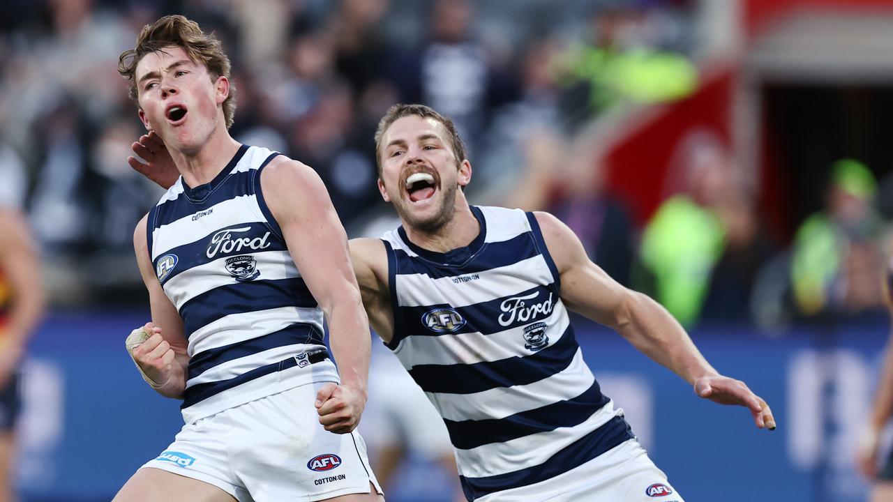 AFL 2023: Geelong star Tanner Bruhn on special goal against Adelaide ...