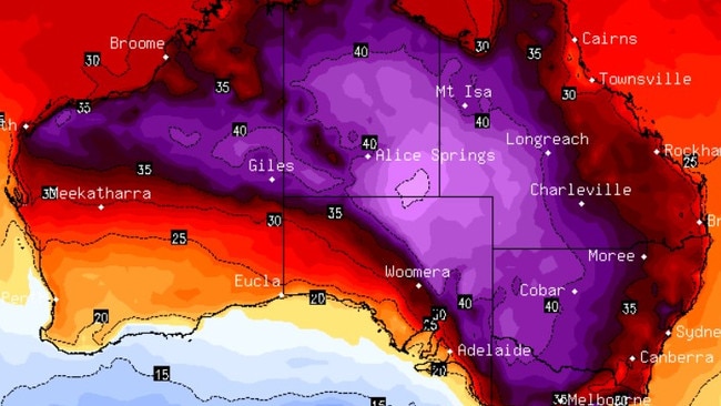 'Extreme' fire danger ratings have been issued as temperatures are set to soar on Boxing Day. Picture: Stormcast.