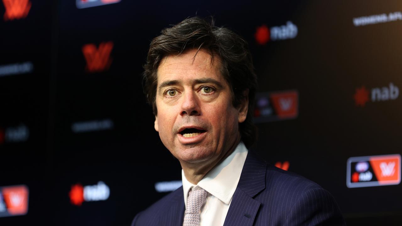 AFL CEO Gillon McLachlan says the Suns won’t be moving from the Gold Coast. Picture: Robert Cianflone/AFL Photos